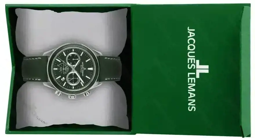 Jaques Lemans  ECO POWER 1-2115D  Chronograph NEU