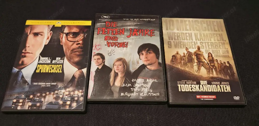 Verschiedene DVDs und BluRays