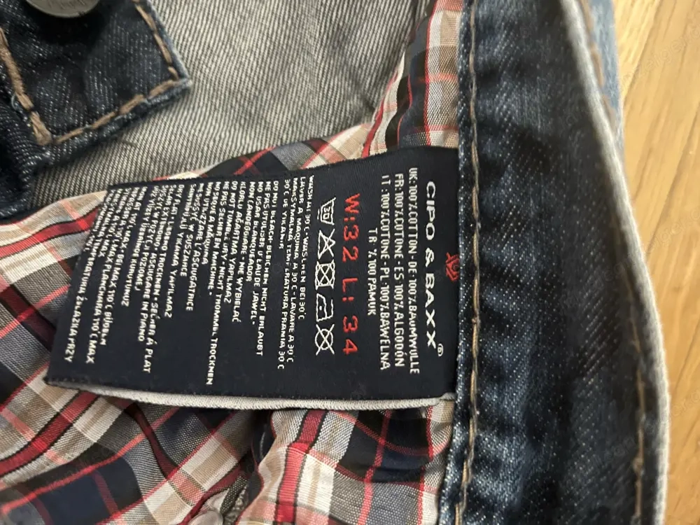 Herrenjeans blau W 32 L 34 Cipo & Baxx