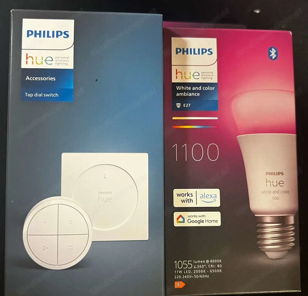 Philips Hue Smart LED Lampe + Tap Dial Schalter * NEU*