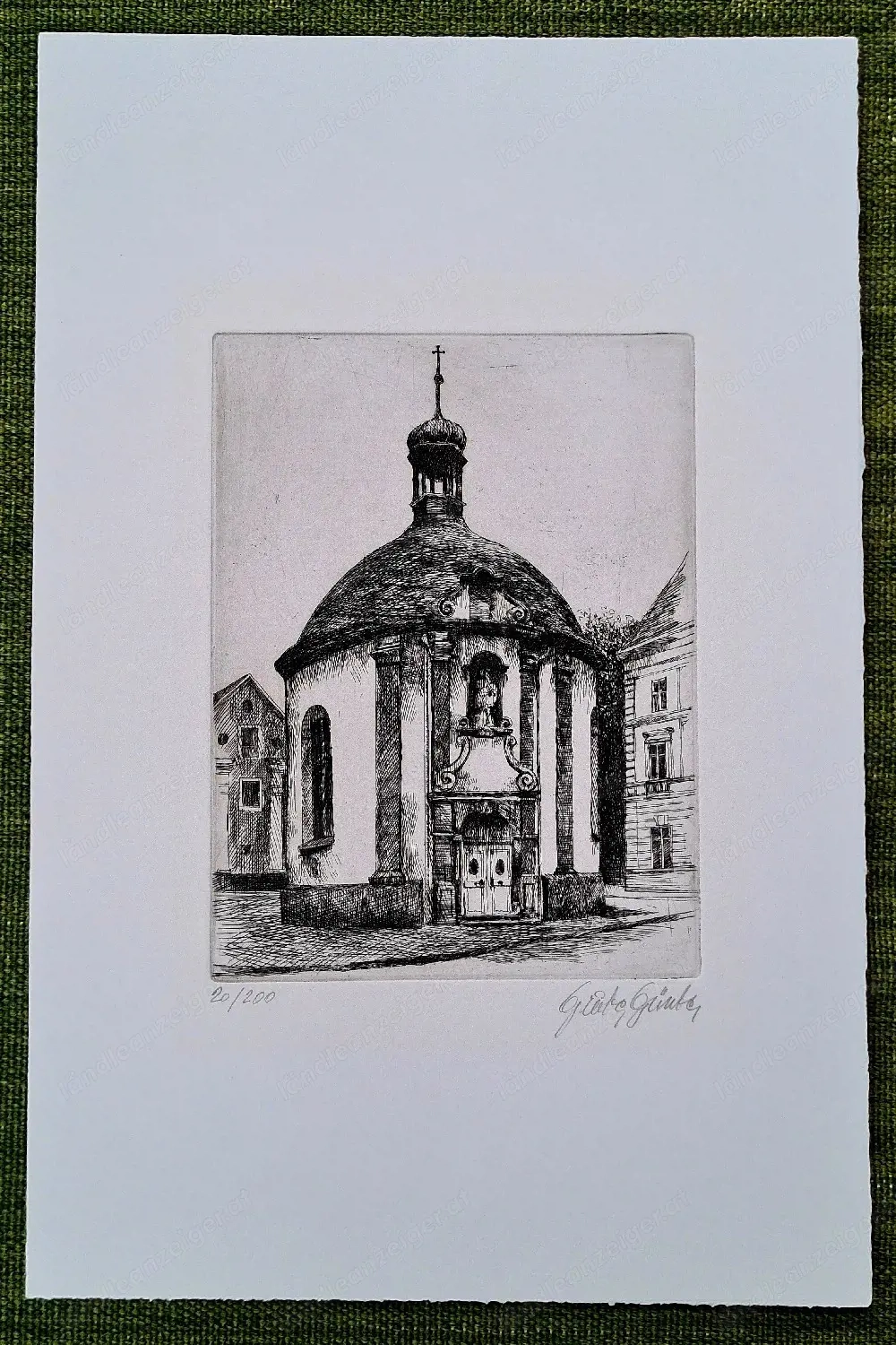 Radierung Günter Gruber 