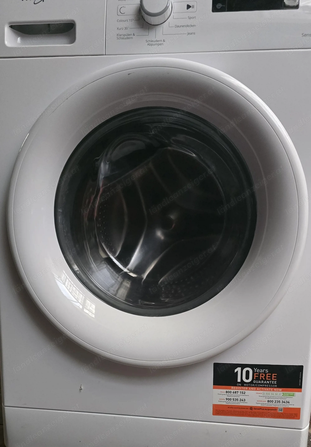 Verkaufe sehr gut erhaltene Whirlpool Waschmaschine!