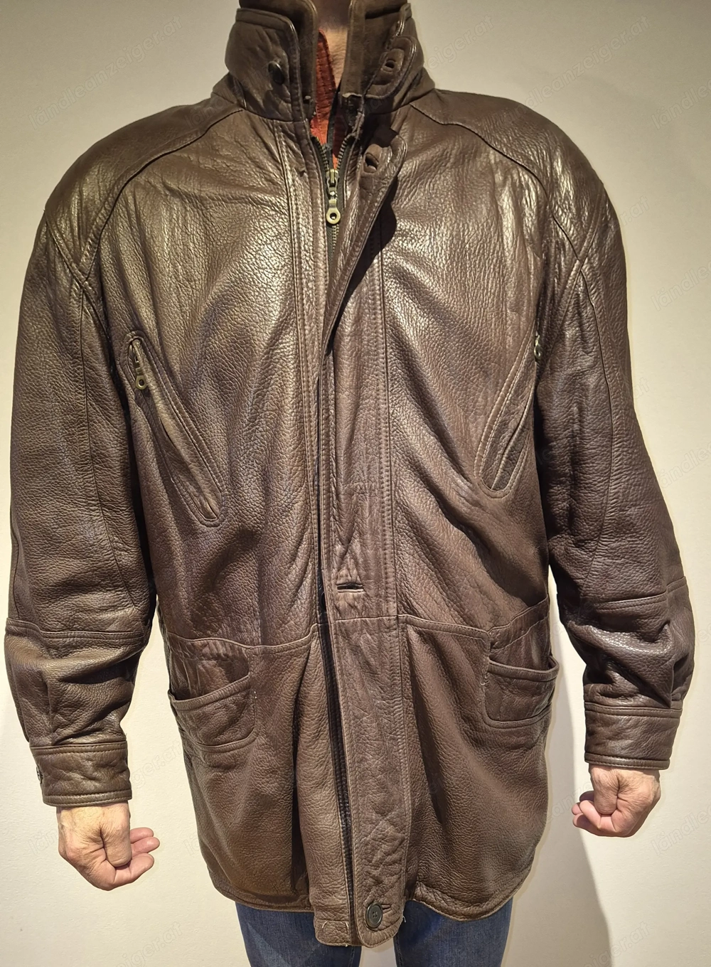 Lederjacke Herren Größe 52   XL