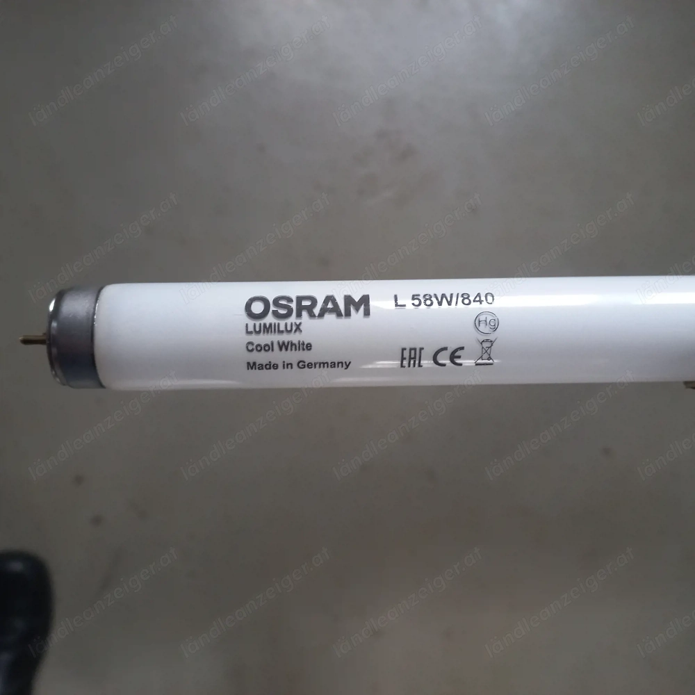 4 Stk. neue Leuchtstoffröhren 58W zu verschenken