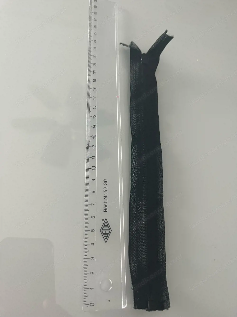 reissverschluss schwarz 24 cm