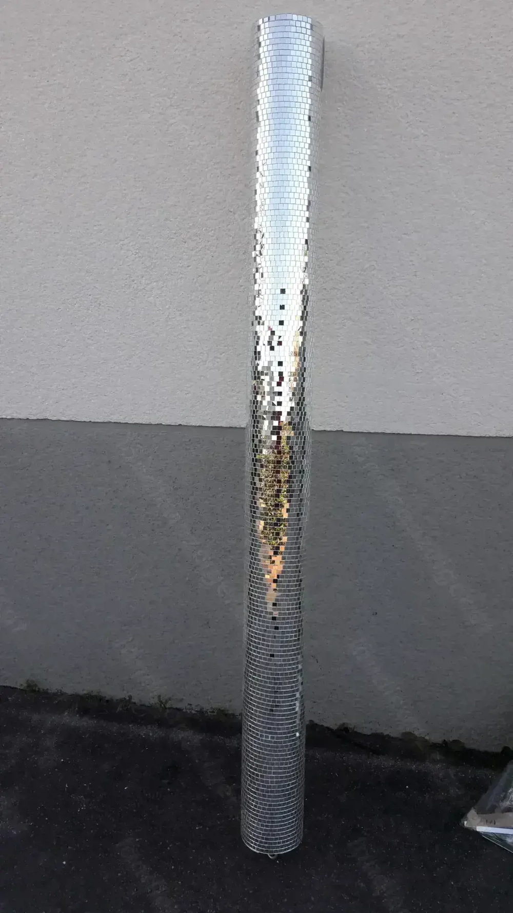 Disco-Säulen mit echten Spiegeln