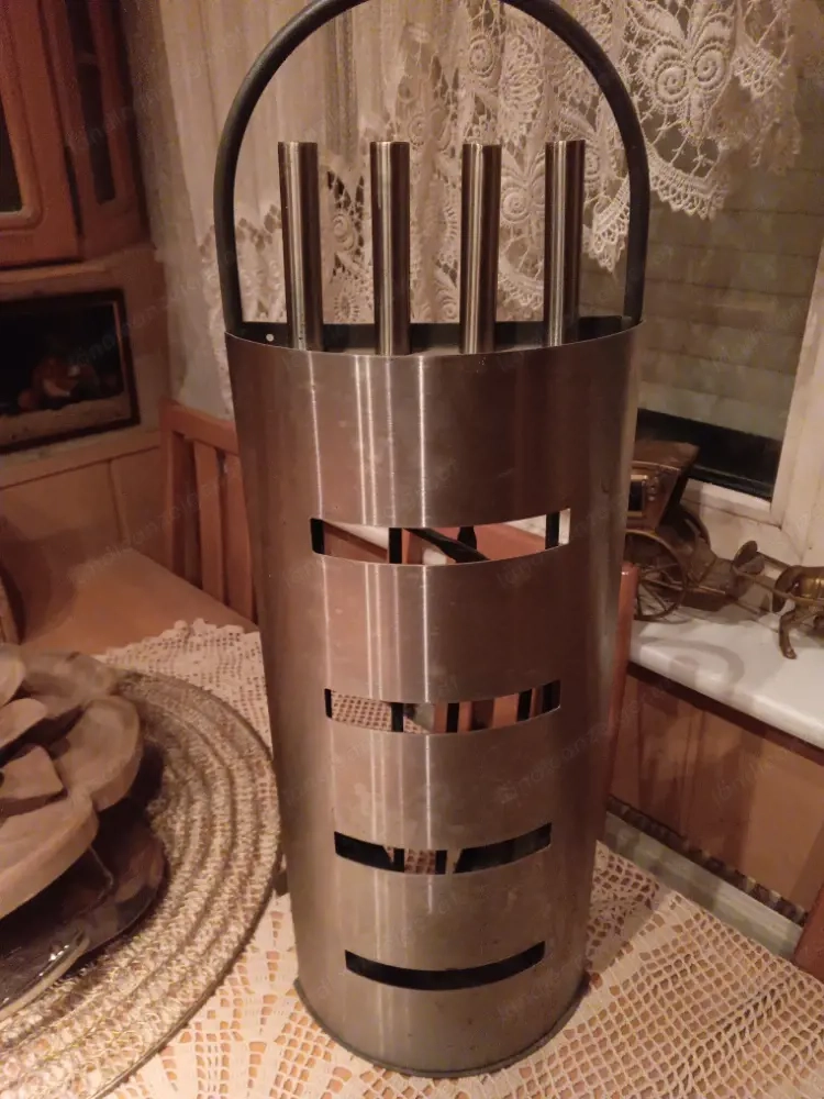 Kaminbesteck Edelstahl 68cm Neu 