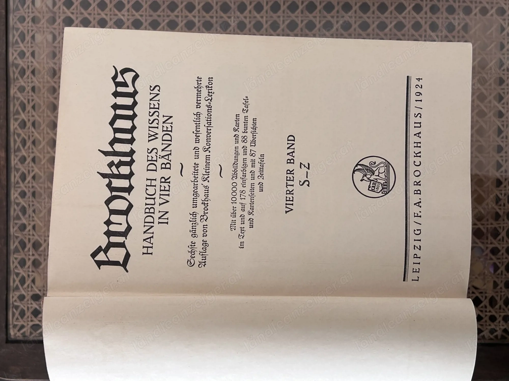 Brockhaus Handbuch des Wissens 1924