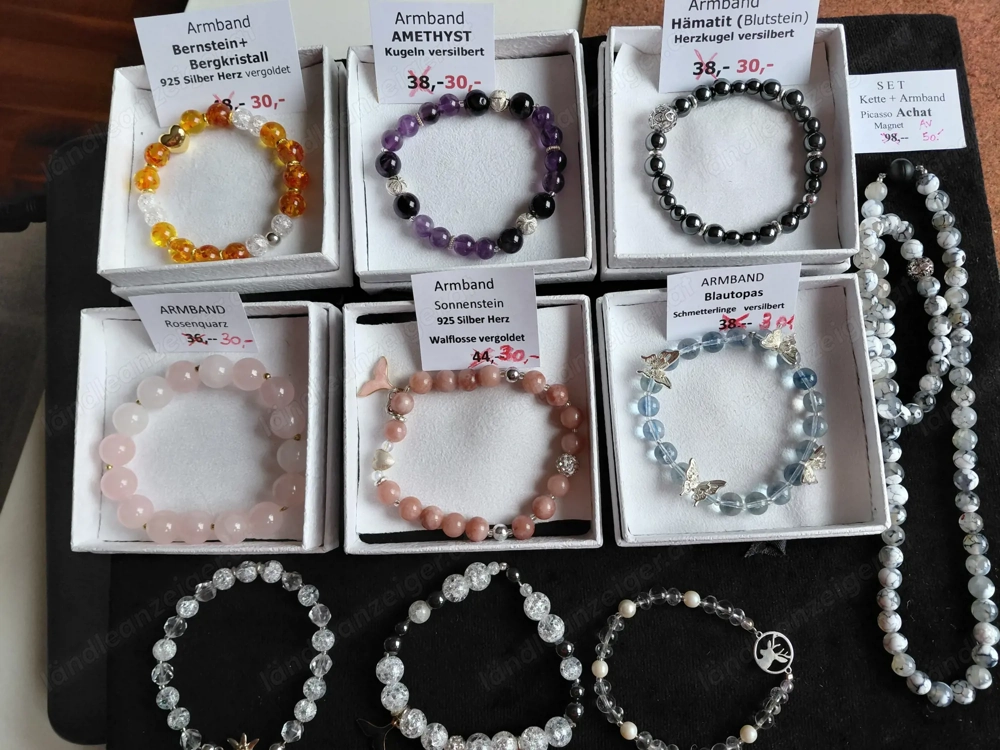 Echter Edelstein Schmuck