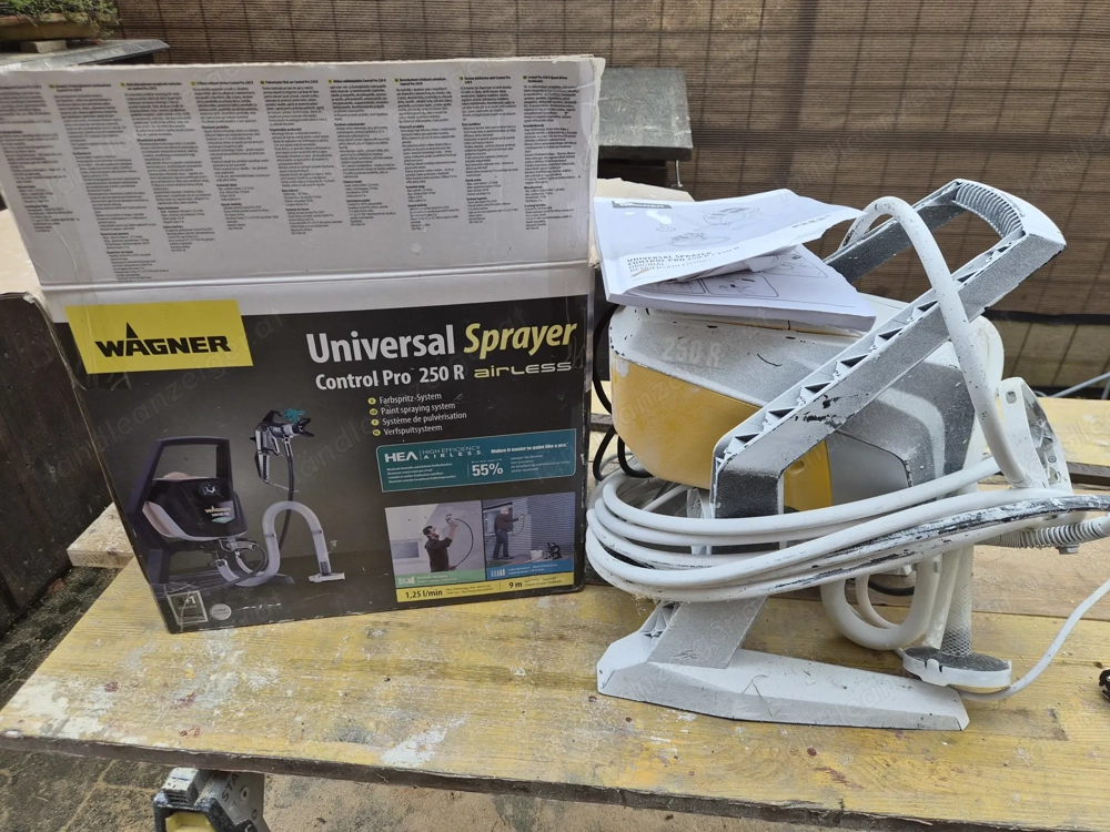 Wagner universal sprayer control pro 250r airless