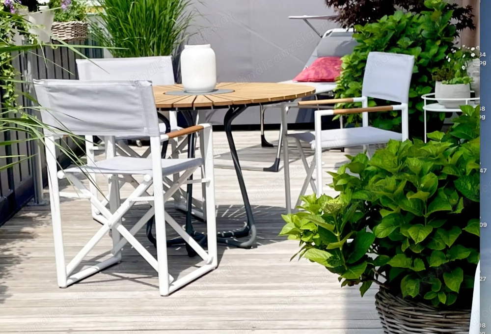 4  Gartenstühle  Regiestühle zu verkaufen