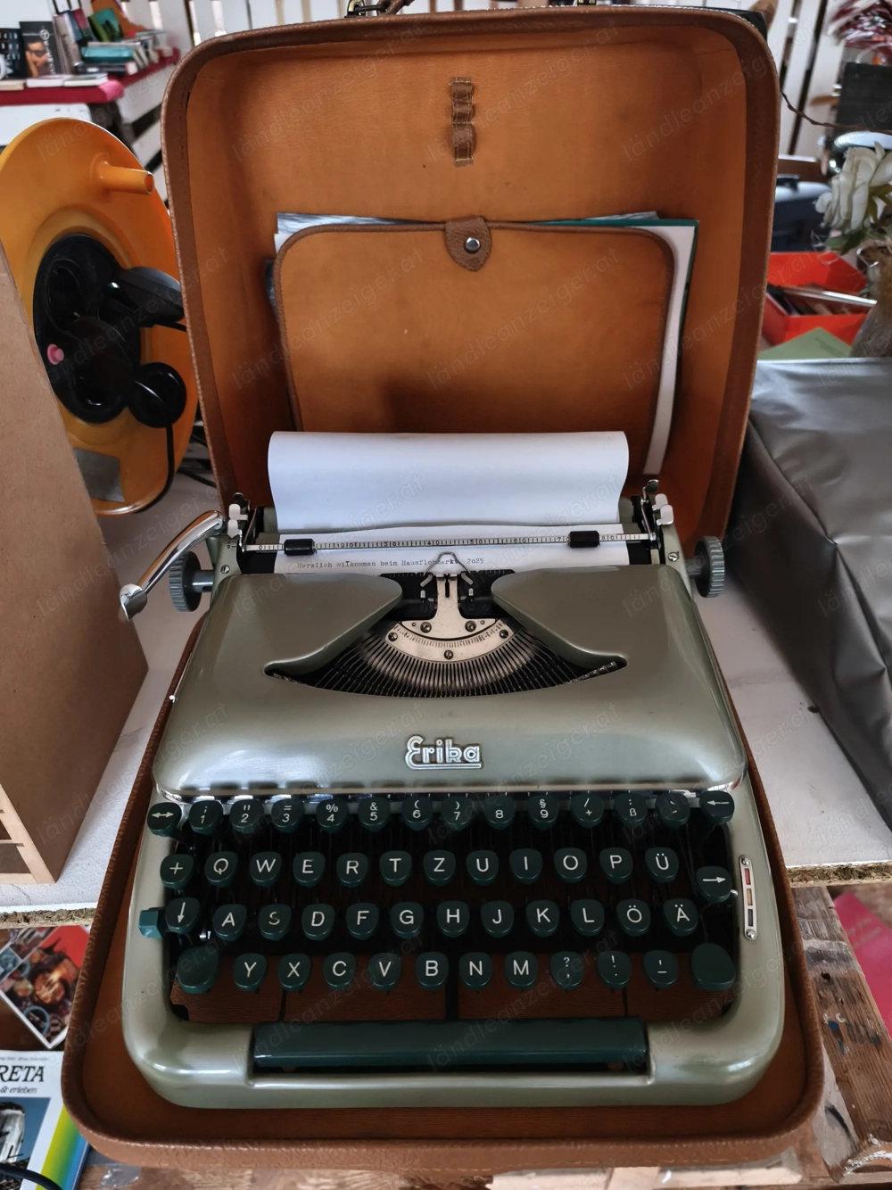 ERIKA Kofferschreibmaschine 60er Jahre 
