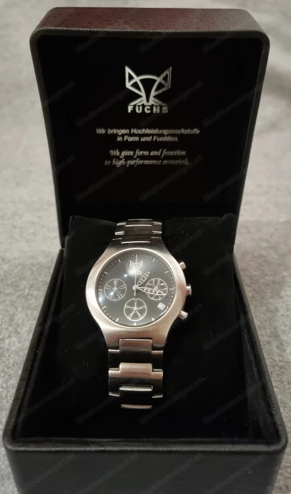 Armbanduhr Otto Fuchs, Fuchsfelge, Edelstahl, Limitierte Edition