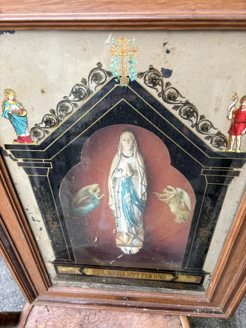 Marienbild mit Spieluhr