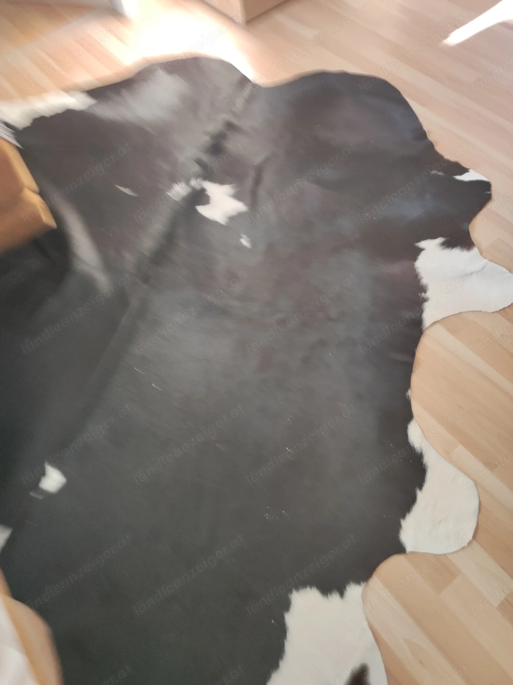 Schönes lederkuhfell