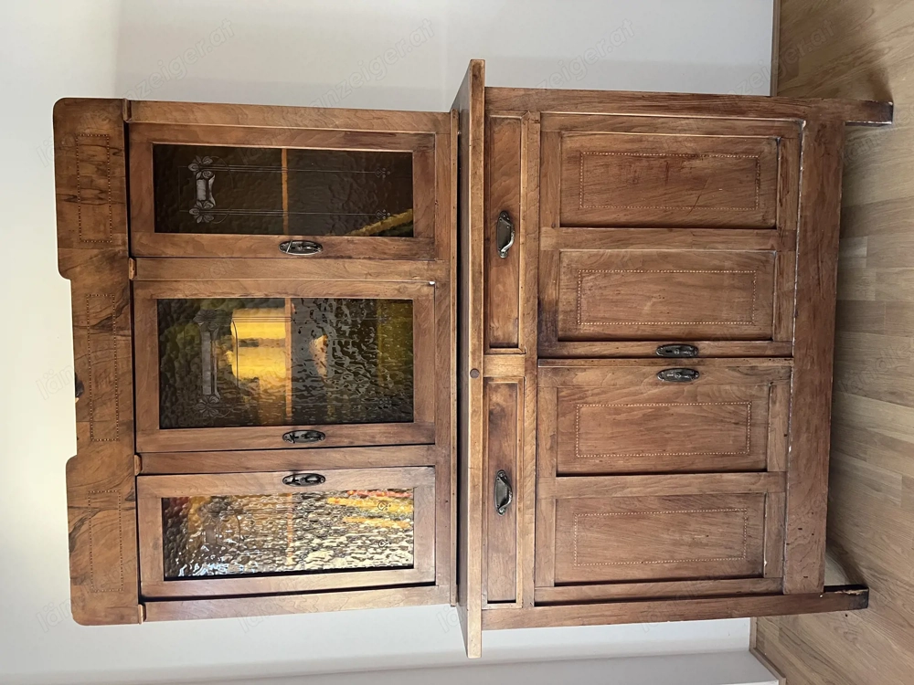 antike italienische Vitrine 