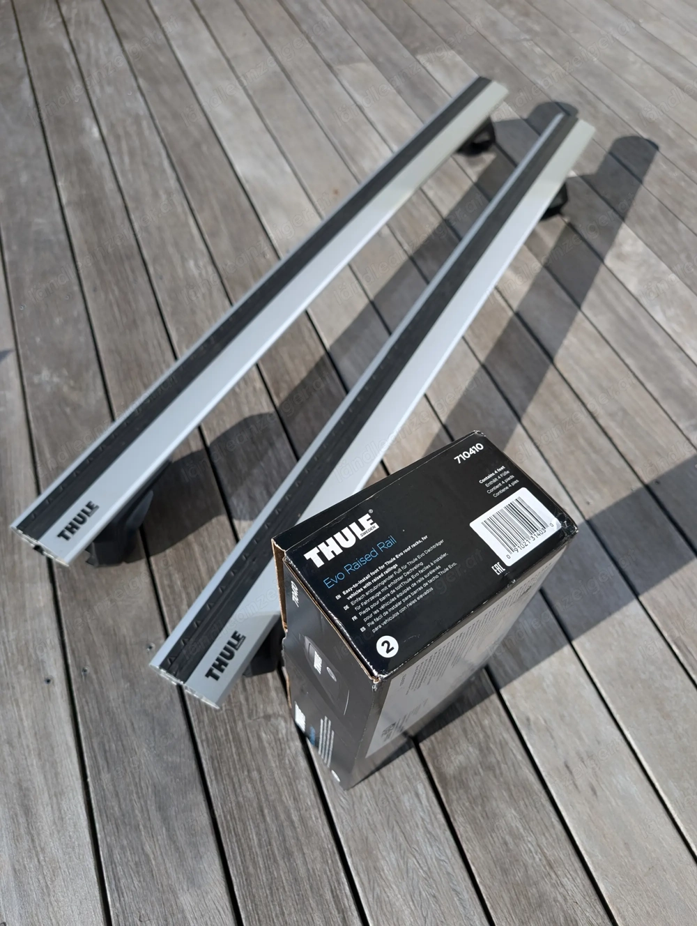 Thule Raised Rail Evo 710410, WingBar Evo 118 711200