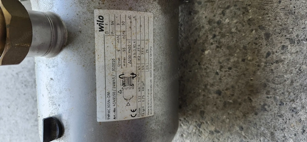 Pumpe mit Druckgefäß