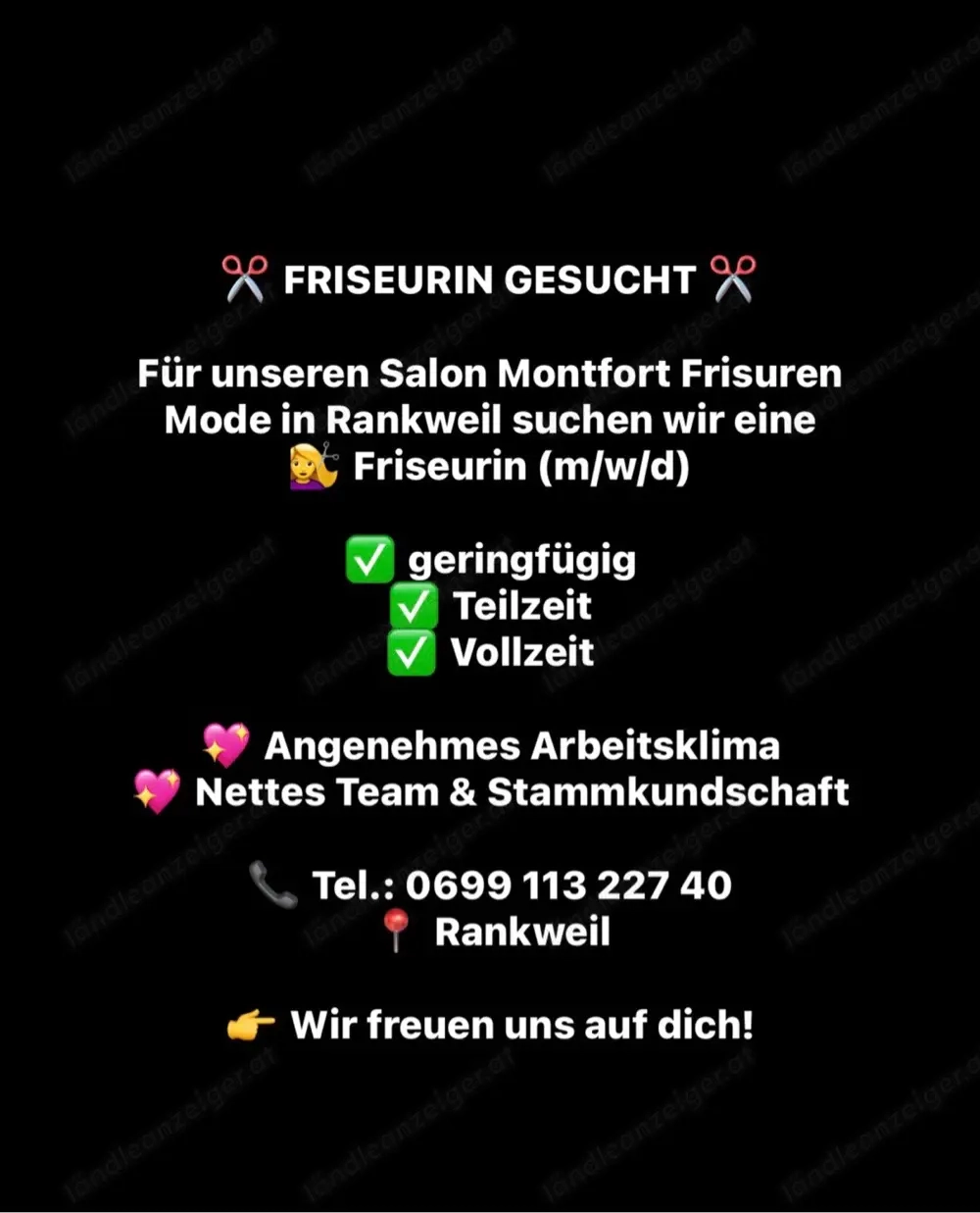Friseurin Gesucht in Rankwei