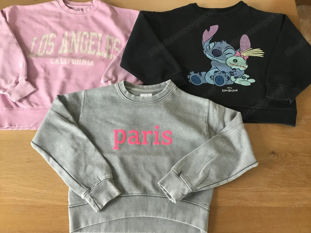 3 tolle Sweater im Paket Gr. 130, 140, super Zustand s.B+T.