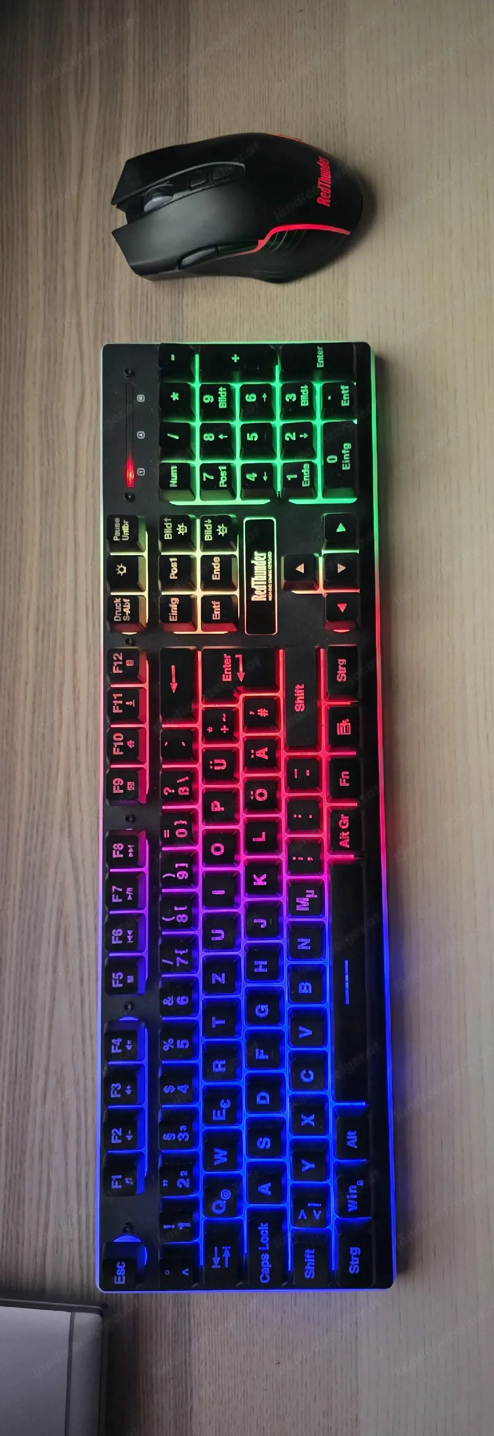 Gaming Tastatur Maus Red Thunder K10 M10