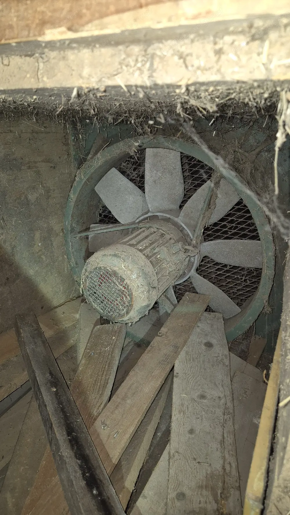 Alte AEG-Union Lüftung   Industrieventilator