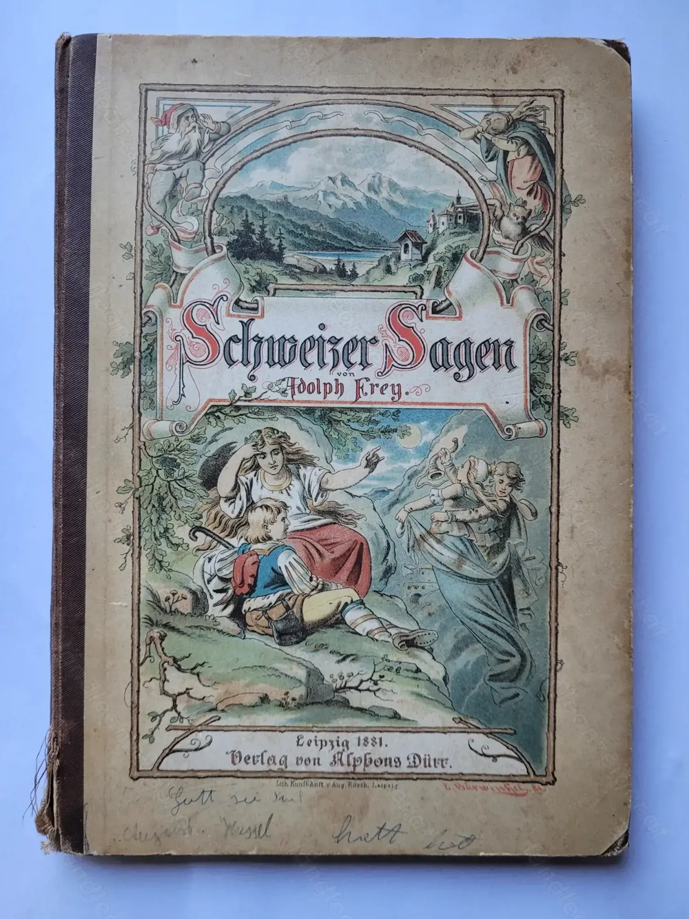 Schweizer Sagenbuch erzählt von Adolph Frey