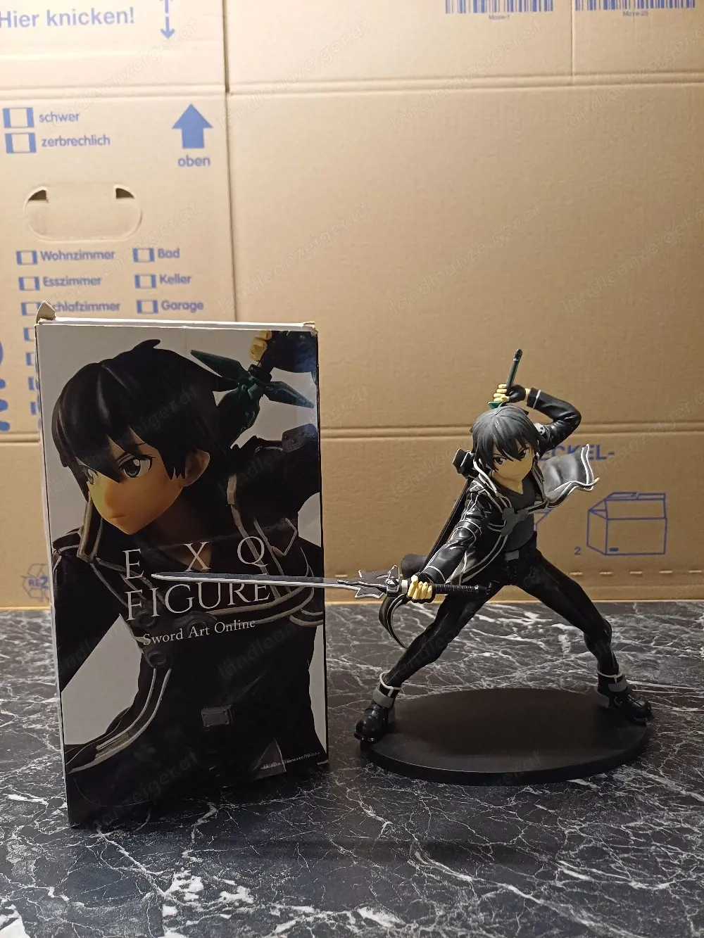 anime sword art online kirito figur