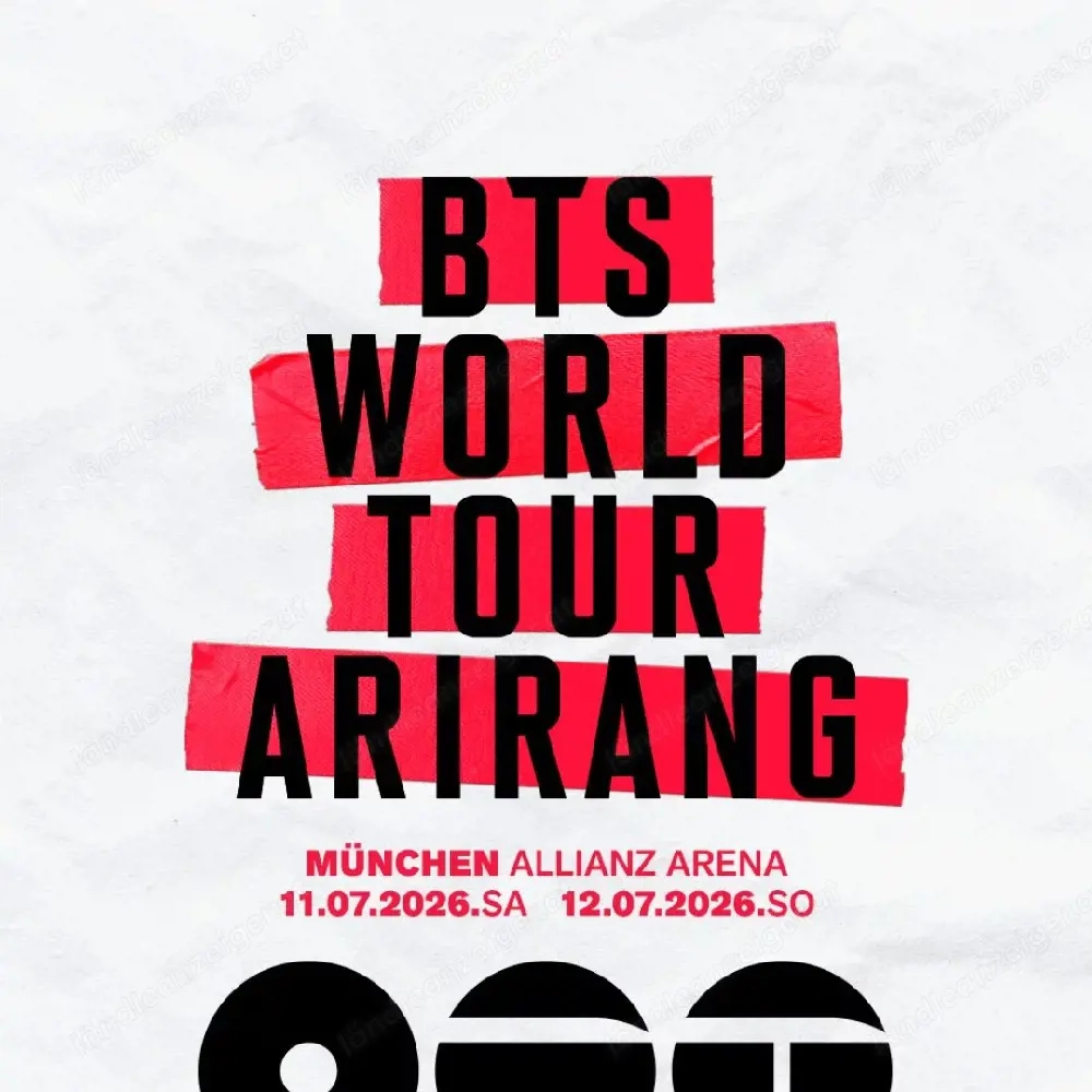 Tickets Bts world tour arirang münchen