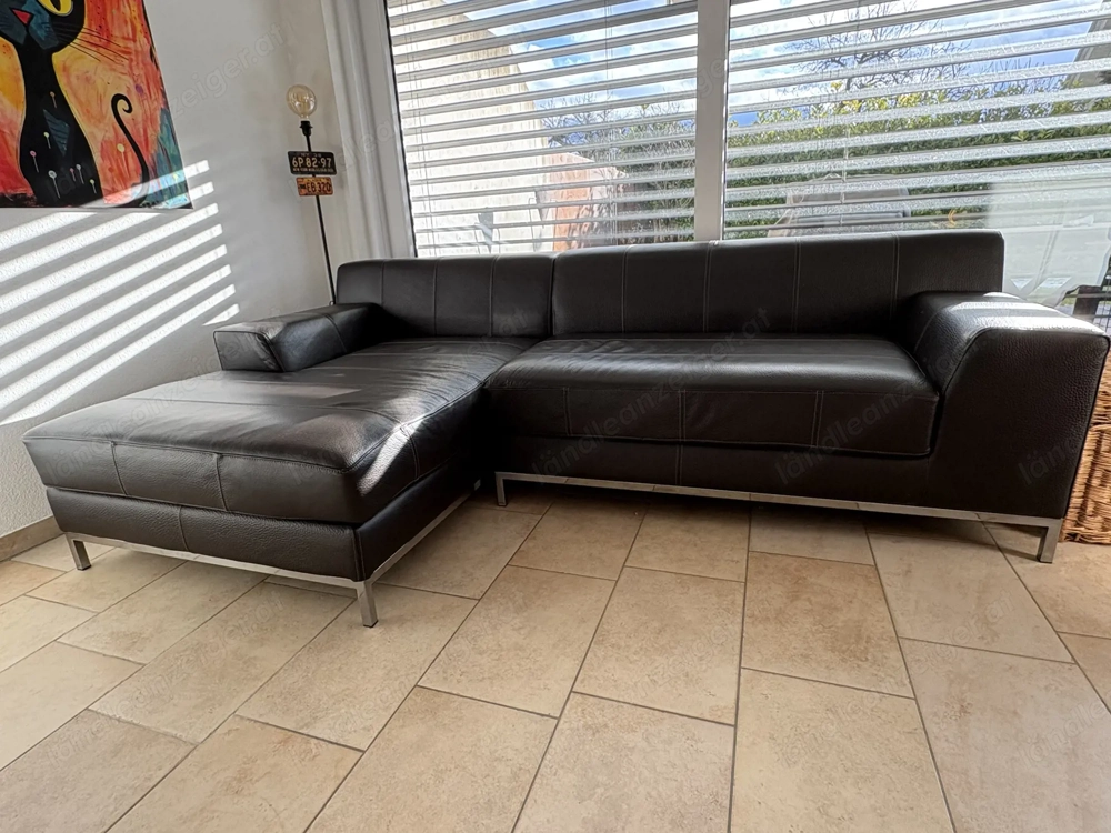 Ledercouch, Sofa, Couch, Leder