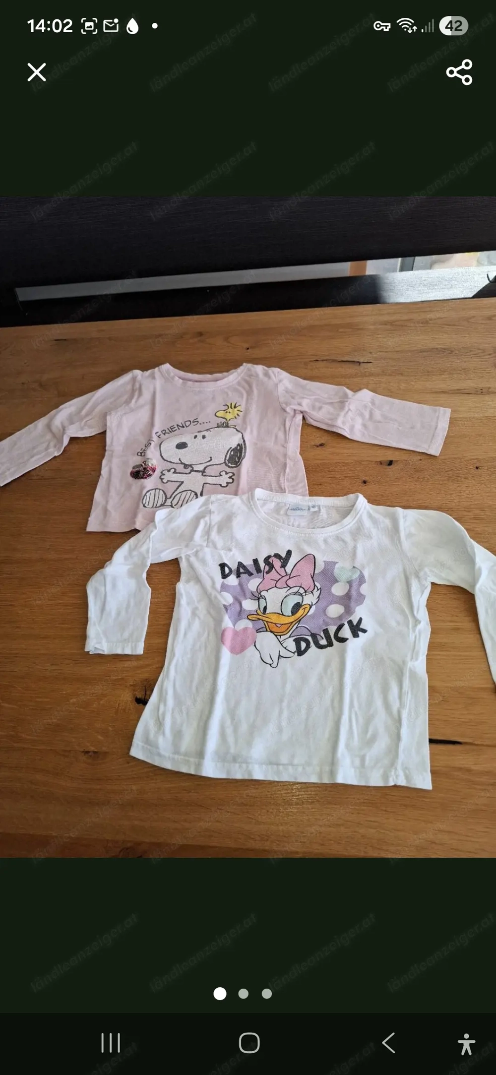 Langarmshirts Gr 98 104