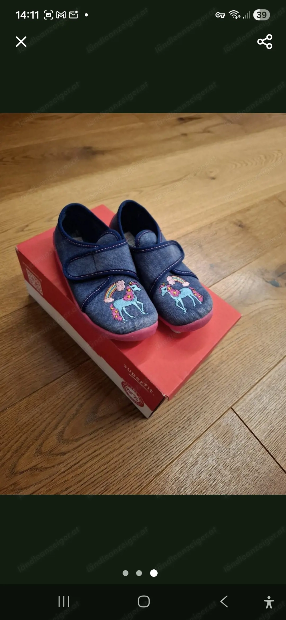 Hausschuhe Gr. 25 Superfit