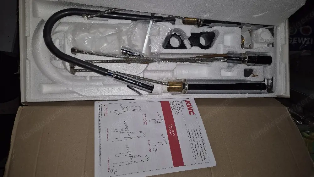  KWC ONO highflex   3-teilige Gastro-Küchenarmatur