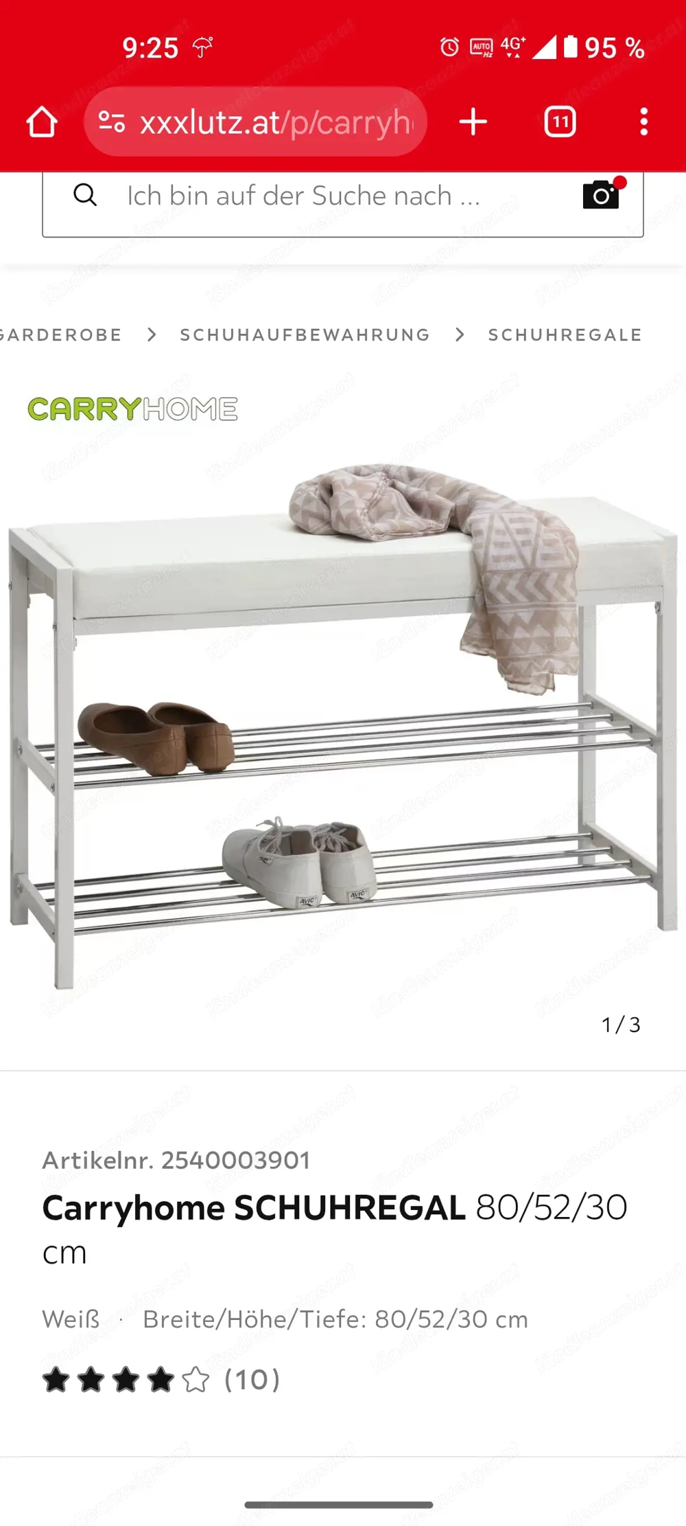 Schuhregal Carryhome