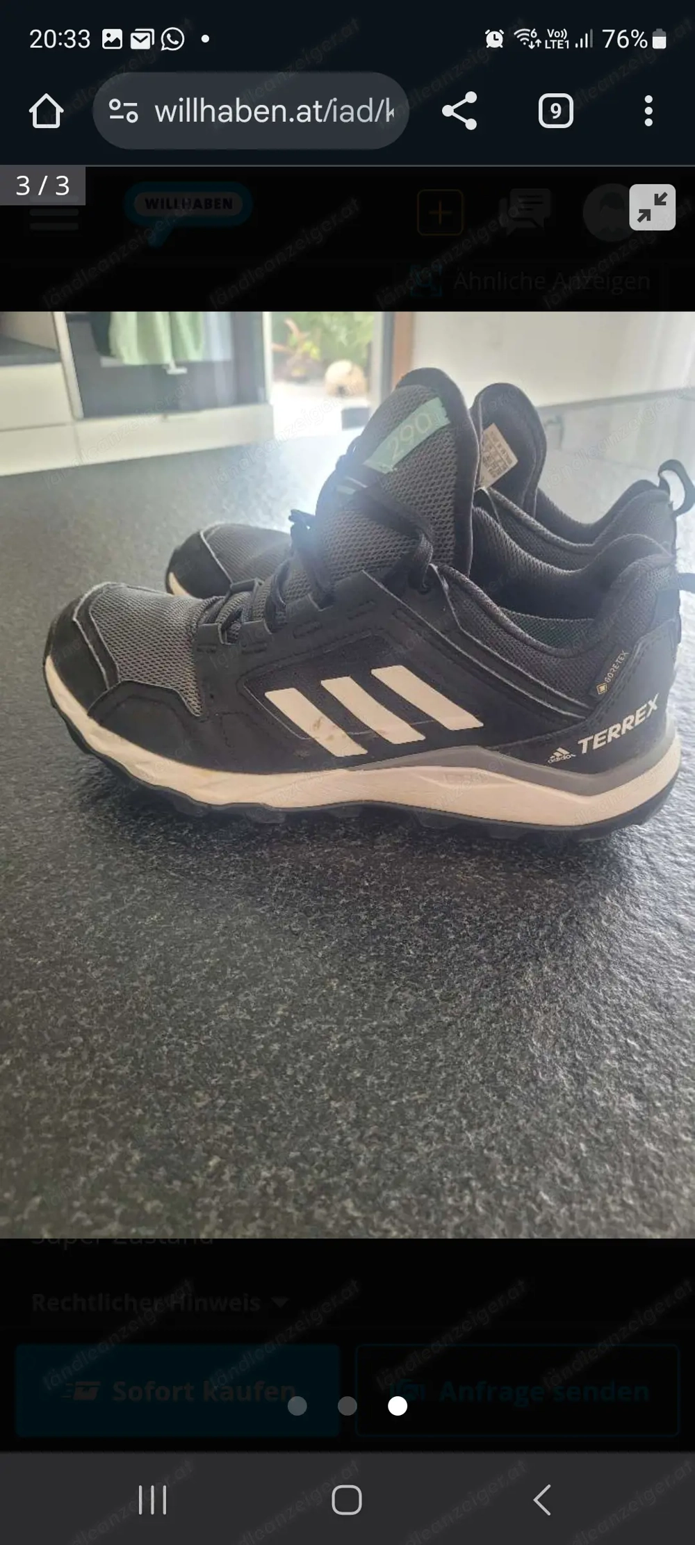 Damen Trekkingschuh Goretex