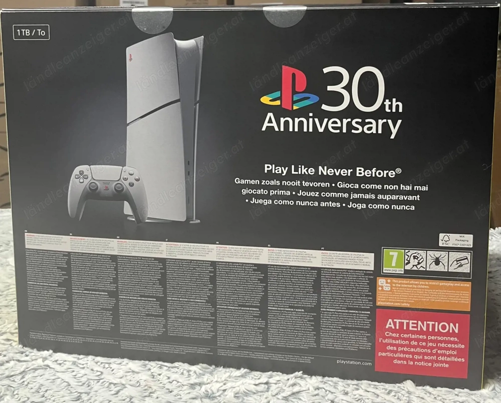 Neue Sony PS5 Slim   Limitierte PlayStation 30-Jahre-Jubiläumsedition