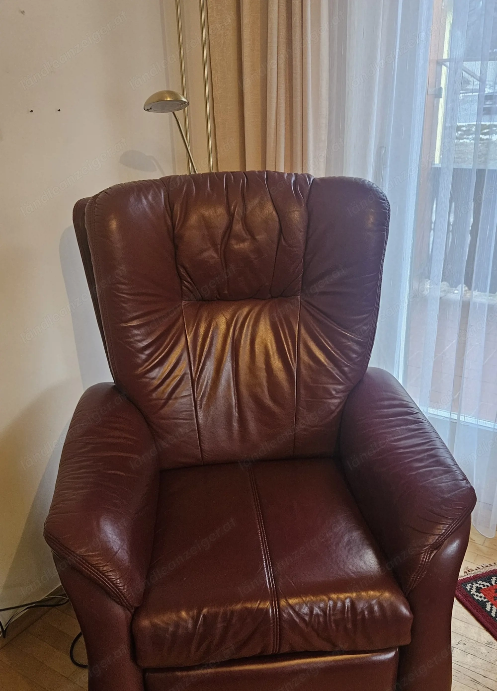 Elektrischer Fernsehstuhl, leder