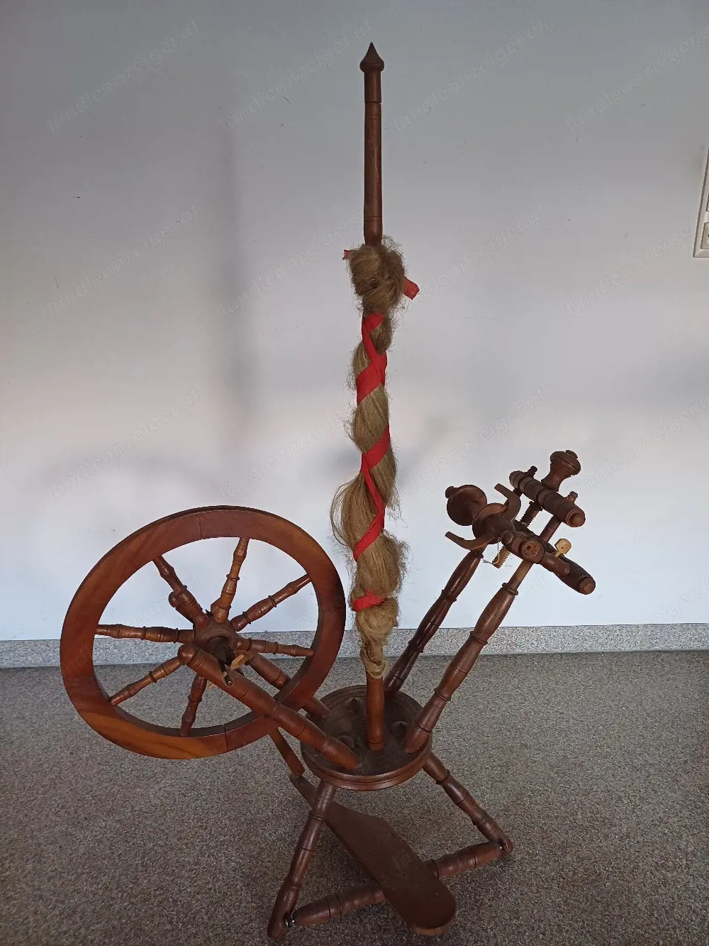 altes Spinnrad