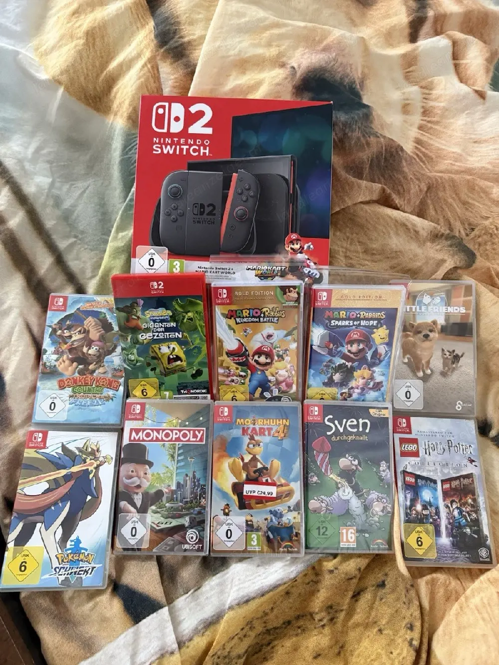 Nintendo Switch 2 konsole+ Mario kart World+10 Spiele 