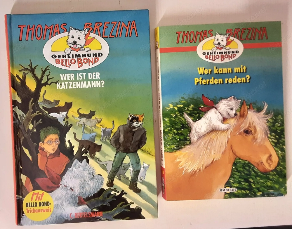 Thomas Brezina  -  Geheimhund Bello Bond Band 1-7, Band 10 