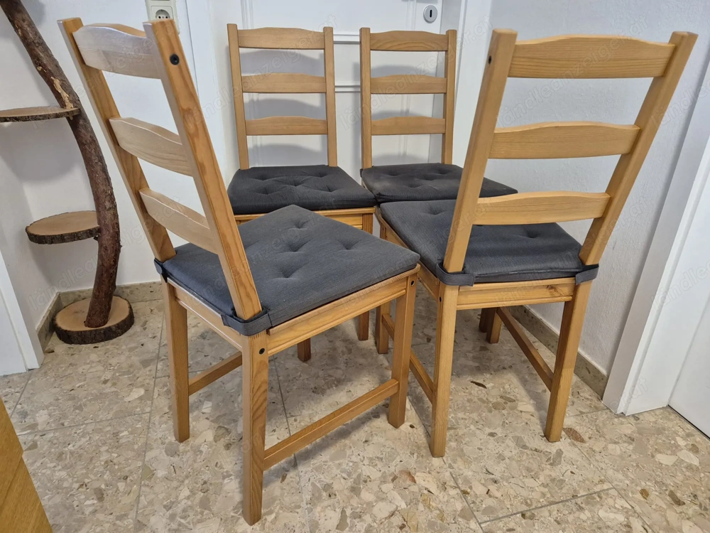 IKEA Jokkmokk Stühle (4 stk) mit Kissen