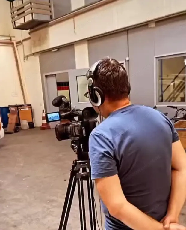 Kameramann für Videodreh