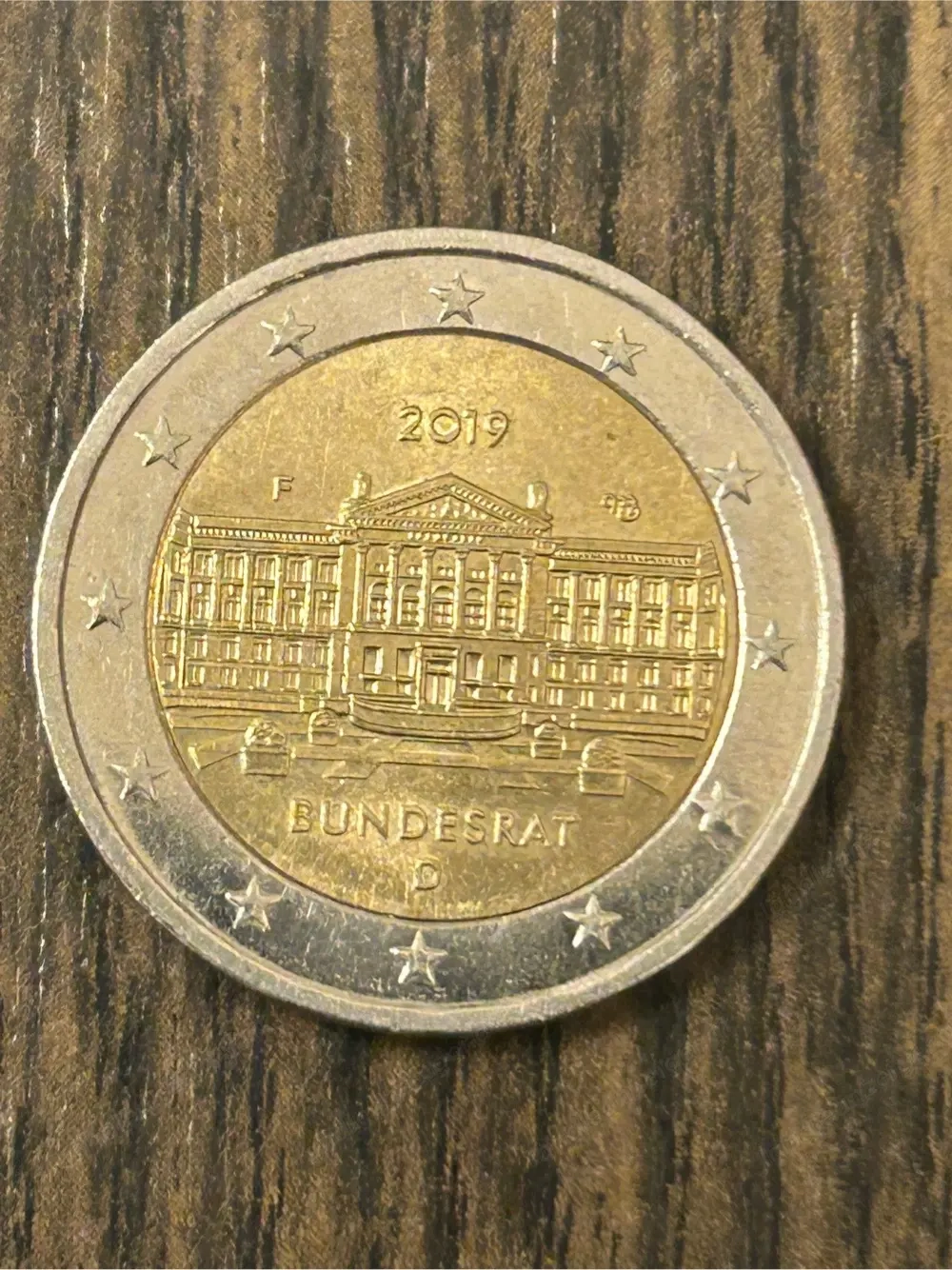 2 Euro Umlaufmünze Deutschland 2019