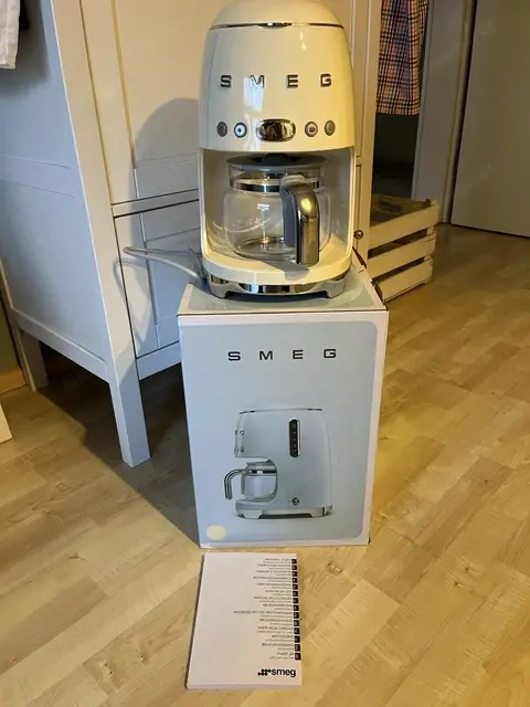 Sneg 50's Retro Style Filter- Kaffeemaschine - Creme (DCF02CREU) 