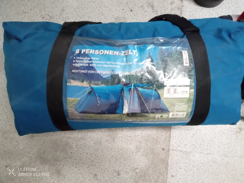 Zelt, Kuppelzelt, 8-Personen-Zelt