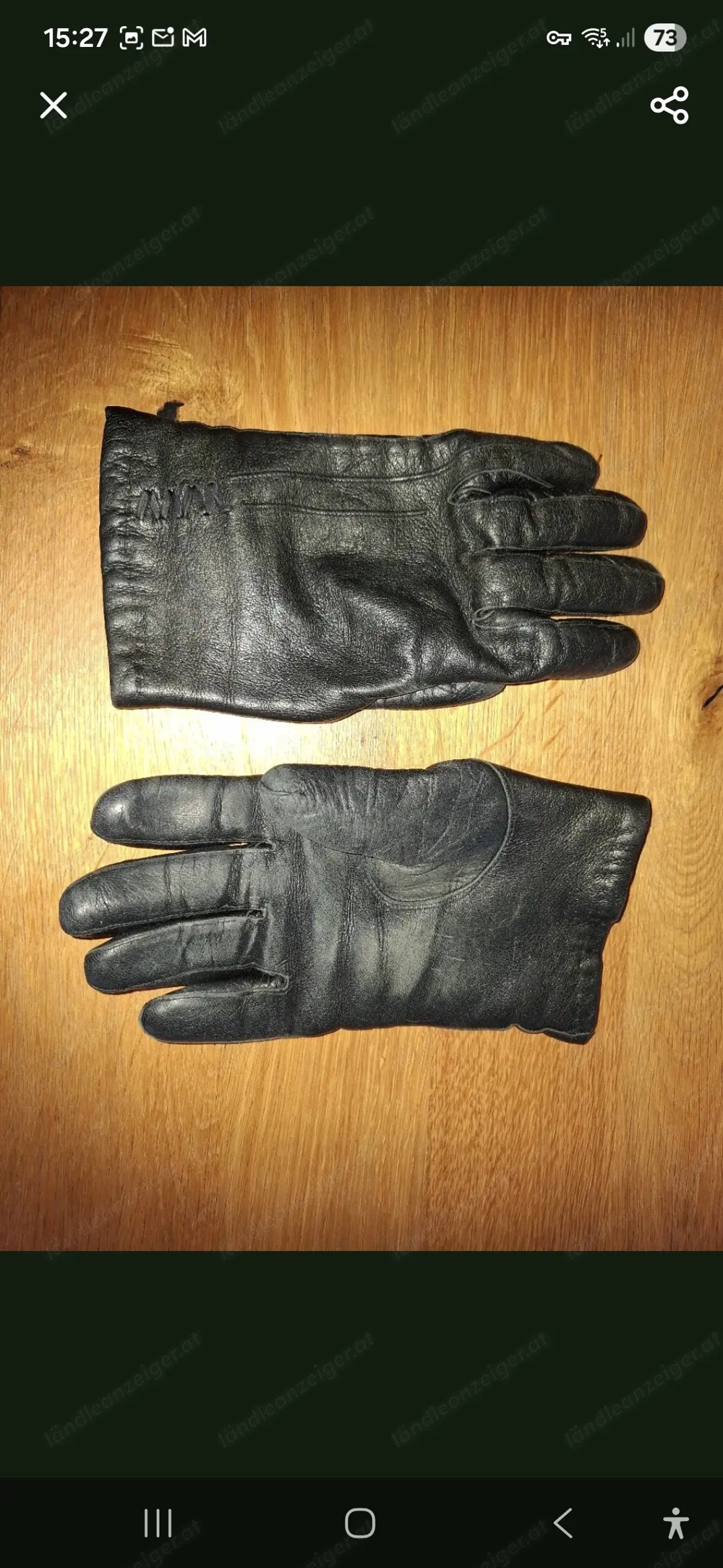 Lederhandschuhe Gr. XS