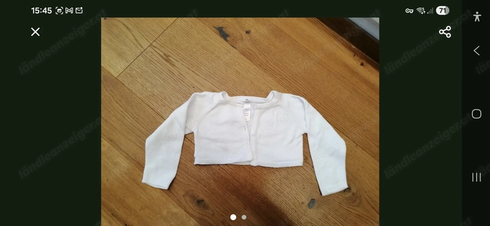 Strick-Bolero Gr. 74