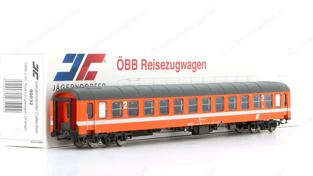 Jägerndorfer JC90032, Reisezugwagen ÖBB, (H0, DC) - TOP