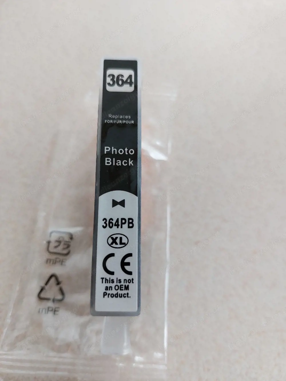 ZU VERSCHENKEN HP Tintenpatrone, Druckerpatrone, schwarz. ZU VERSCHENKEN