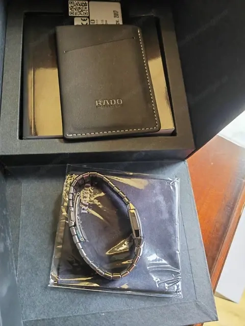 NEU Sehr schöne Rado Diastar Sintra Luxusuhr blaues Zifferblatt Lady 22mm Full Set 